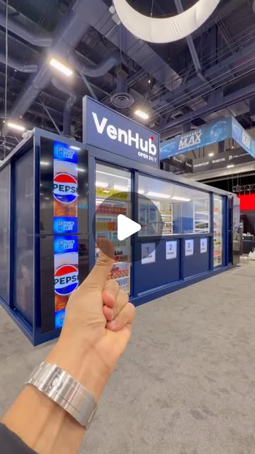 VenHub’s autonomous store featured in the CES 2026 reel